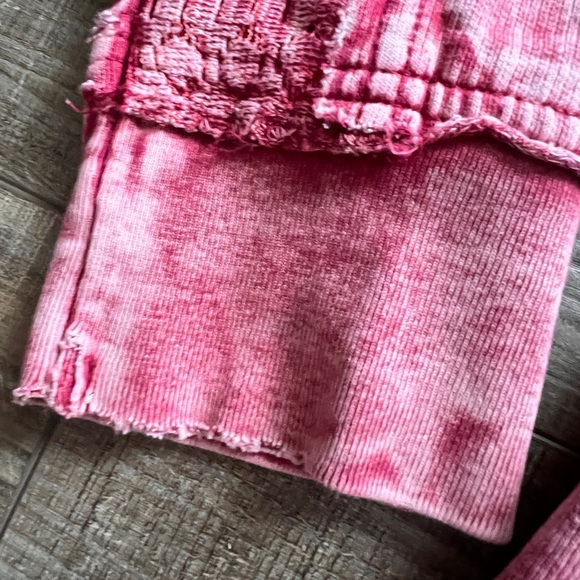 Y2K Affliction rhinestone embellished in distressed red wash full zip hoodie - Picture 4 of 12